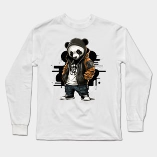 This panda's got mad skills on the dance floor Long Sleeve T-Shirt